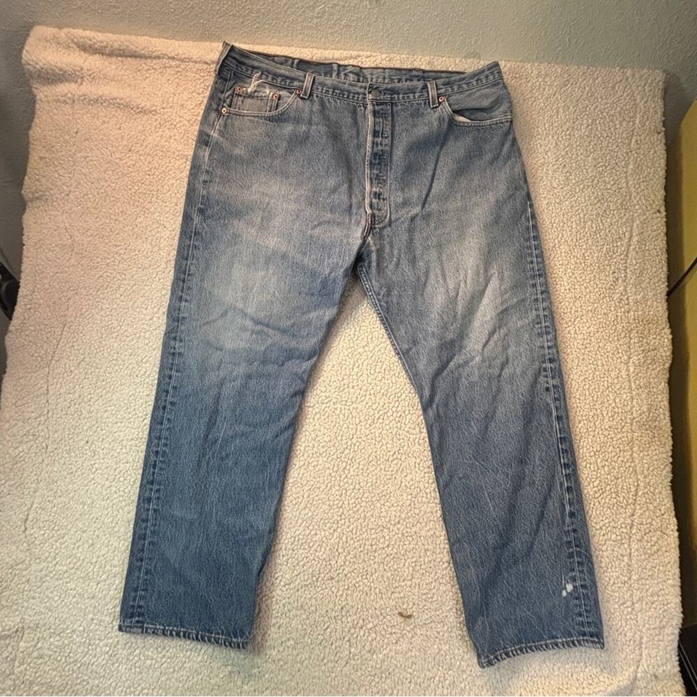Vintage Levi’s 501xx Shrink to Fit Jeans 46x32 (41x29) Made USA 1996 Button 524